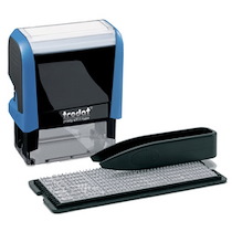 TAMPON À TEXTE PRINTY TYPO 4911T, 3 LIGNES