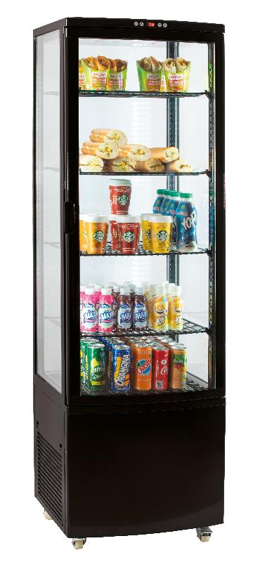 Vitrine réfrigérée positive 235L Noire CASSELIN CVR235LN_0