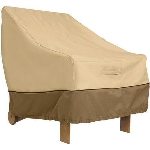 Classic Accessories Veranda 70912 - Housse pour fauteuil de détente en polyester beige et kaki_0