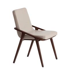 AC ANGEL CERDA Angel Cerdá Chaise en similicuir vison 4019C 54 x 59 x 80 - gris fourrure 8435631001164_0