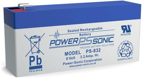 Batterie Power Sonic PS-832 8V 3,2Ah_0