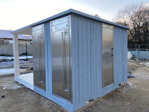 Cabine d'aires d'accueil des gens du voyage  - sur mesure et disponible en version PMR_0
