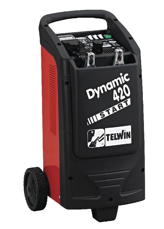 Chargeur-démarreur de batterie Telwin DYNAMIC 420 - 12/24V, monophasé, pour voitures, fourgons et camions légers_0