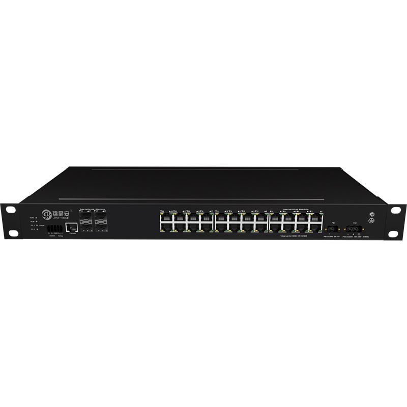 Commutateur Ethernet industriel JAI-MIGS24W4-1U - 4 ports fibre 10G + 24 ports 1000Base-X - gestion avancée et robustesse_0