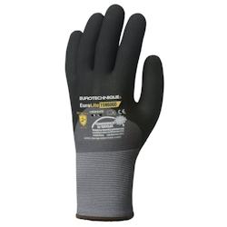 Coverguard - Gants manutention noir gris en nitrile EUROLITE 15N606D (Pack de 10) Noir / Gris Taille 7 - 5450564019072_0