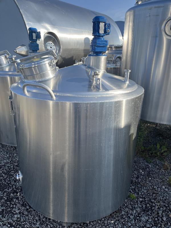 Cuve ETA 1000 L - CUV455 - Agitation Tri-pâle - Inox 304 L_0