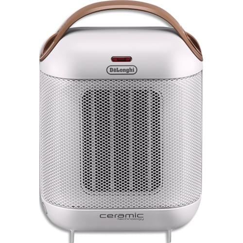 Delonghi radiateur soufflant hfx 30c18.Iw ivoire 1800w technologie céramique l19,2 x h27 x p13,7cm_0