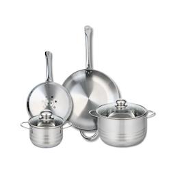 Ensemble de 2 Poêles de cuisson 24 et 32 cm et 2 faitouts 16 et 24 cm Elo Profi Brillant - gris 3176239987966_0