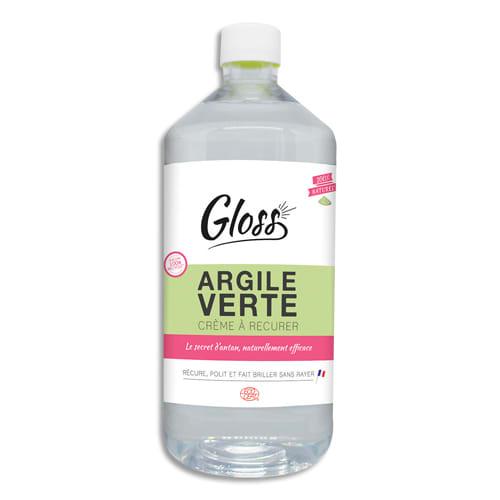 Gloss crème à récurer 500ml - Argile verte, parfum citron, éco-responsable_0