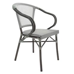 Ligne chr biarritz fauteuil - gris - gris métal MCH-700177-GRIS_0