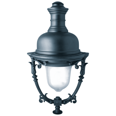 Luminaire d'éclairage public - lyre GM - HID - 250W - aluminium peint - hauteur conseillée 8m_0