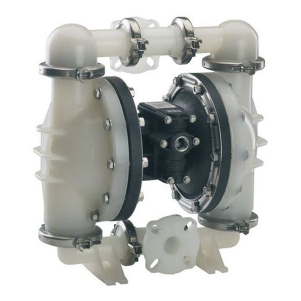Pompe pneumatique à membrane - plastique - débit jusqu'à 60m³/h - pression jusqu'à 8,3 bar - matériaux PP ou PVDF_0