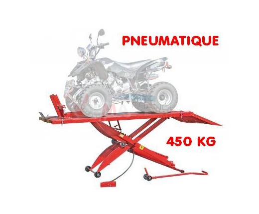 Pont élévateur moto-quad - pneumatique - table 2000 mm_0