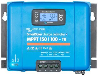 Régulateur de charge solaire mppt 100a 12/24 et 48v smartsolar victron 150/100-tr_0