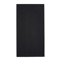 Serviettes de table Airlaid pliage en 8 Fiesta Recyclable Premium Tablin noires 40x40cm (lot de 500) - VEFE276_0