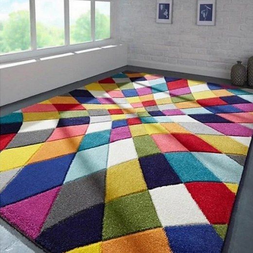 Tapis design en Polypropylène MIRAGE Multicolore_0