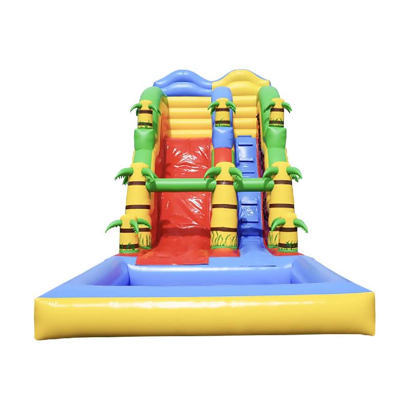 Toboggan aquatique Palmitos - Structure gonflable avec piscine intégrée - Norme CE EN 14960_0