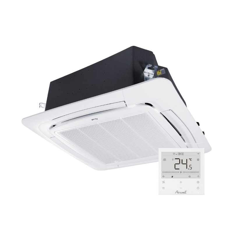 Unité Intérieure DRV Réversible cassette 360° 900x900 CVTA 3,5 kW Monophasé - Airwell - 7VF040009_0