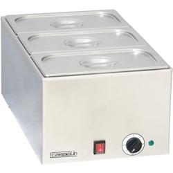 Bain-marie avec 3 x GN 1/3 Casselin - CBM3_0