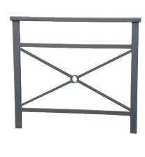Barrière Venise - Jesignale - Acier, 2 longueurs disponibles avec options de pose et finition peinture_0
