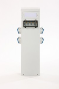 Borne foraine Octan alu - distribution eau et électricité - H. 74 cm x L. 20 cm x P. 11 cm - IP44_0