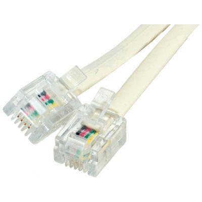 Cordon RJ 11 2 mètres - 4 couleurs - Référence 933401 - Fabricant 2370_0