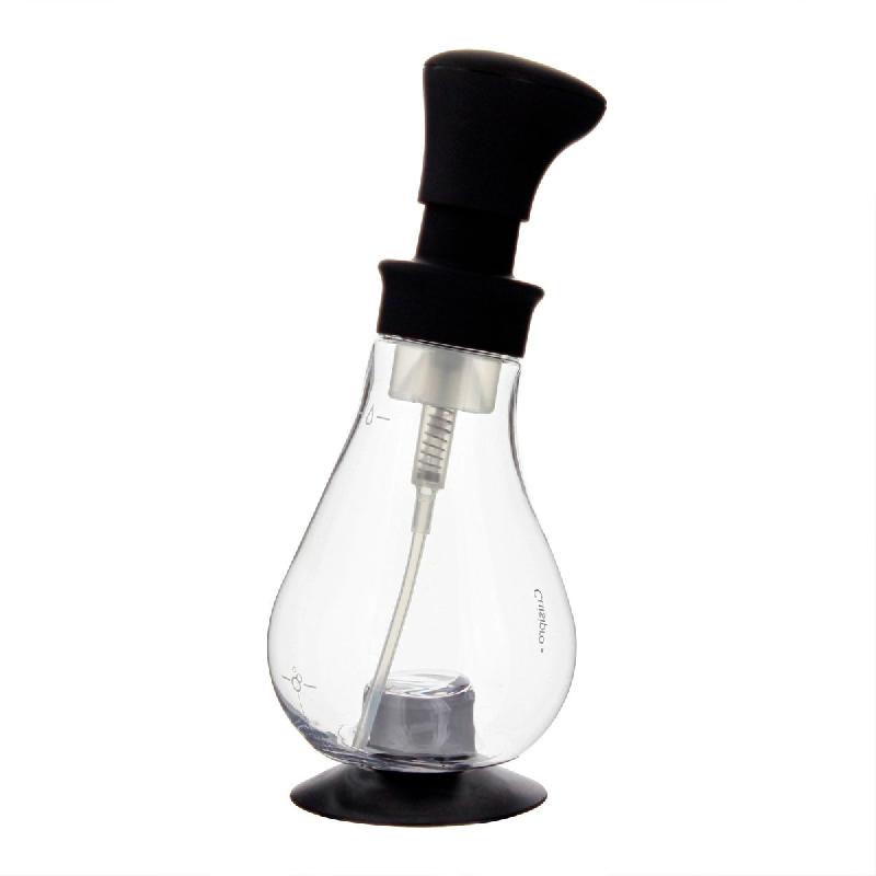 Distributeur pompe savon mousse noir 390ml - cuisipro_0
