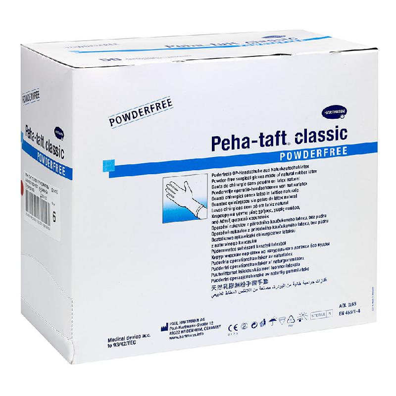 GANTS DE CHIRURGIE NON POUDRÉS PEHA-TAFT CLASSIC HARTMANN - LOT DE 3 -   TAILLE 6 ½_0