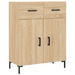 Helloshop26 - Buffet bahut commode armoire meuble de rangement organisateur cuisine salle de séjour salon sonoma 69,5 x 34 x 90 cm 02_0031650 - 30002_0