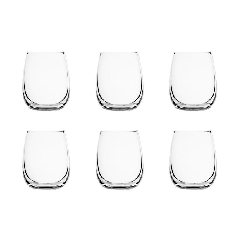 Lot de 6 verrines en verre Trattoria transparent 4 cm - Paris Prix - Design & tendance_0