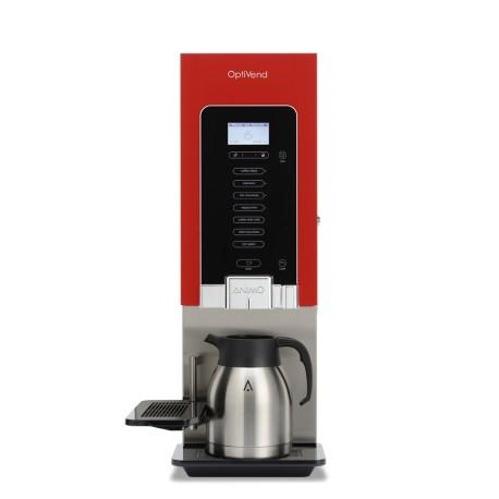 Machine à café soluble expresso Optivend 11S TS NG Animo - 1 bac 5,1L - Design inox moderne avec éclairage LED - Options monnayeur_0