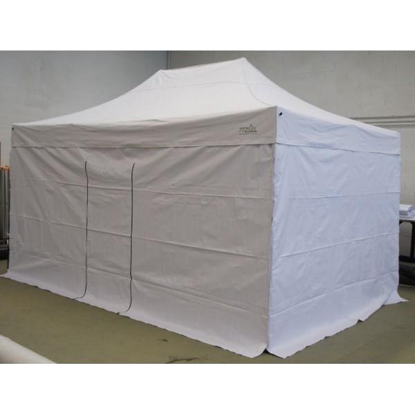 Pack tente pliante ECO 3m x 4.5m - armature en acier peint epoxy et toile polyester 350gr/m²_0