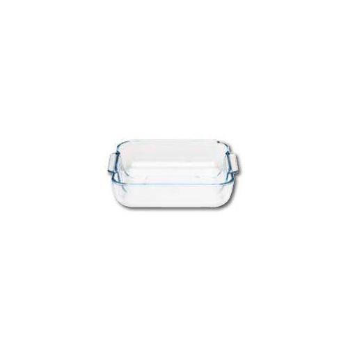 PLAT CARRÉ EN VERRE TRANSPARENT PYREX PROFESSIONNEL - 210 X 210 MM