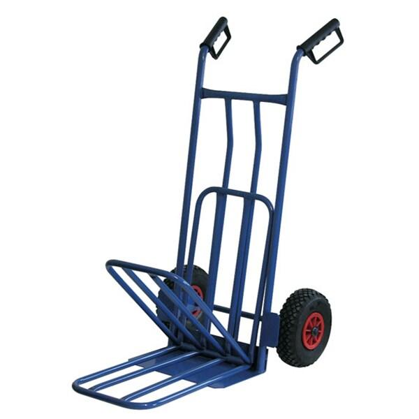 RIBITECH Chariot Diable Bavette Rabattable 2 Roues 250kg prcdbv - multicolore 3700194402808_0