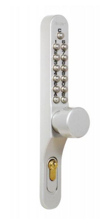 Serrure a code mécanique keylex profil étroit avec garniture et bouton - LOKOD – 22773 - 751688_0