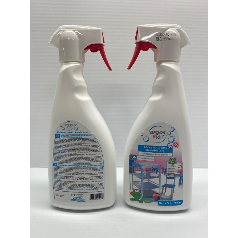 Spray désinfectant anti bactérie et virus  argos kids - ora2721 750 ml_0