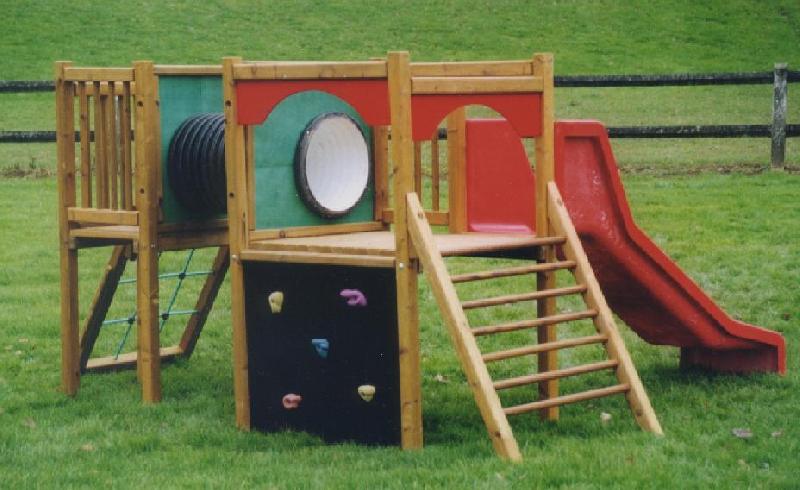 Structure de jeux pour enfants PAPYRUS - 2 à 7 ans - Hauteur de chute 0.90m - Dimensions 3.61m x 2.88m_0