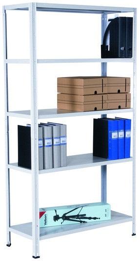 Rayonnage archive - Étagère compacte 70 kg par tablette - 5 tablettes - Finition laquée ou inox_0