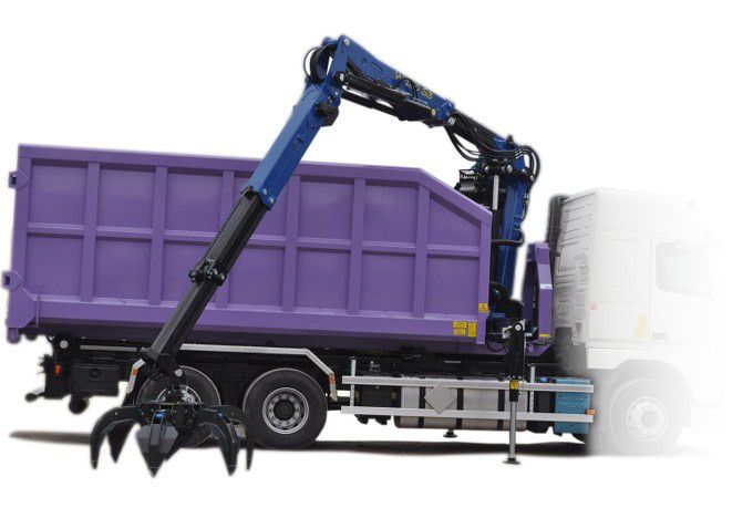 W 150 S3 grue auxiliaire - Bob Spa - Capacité de levage 150 kNm - Extensions hydrauliques et stabilisateurs_0
