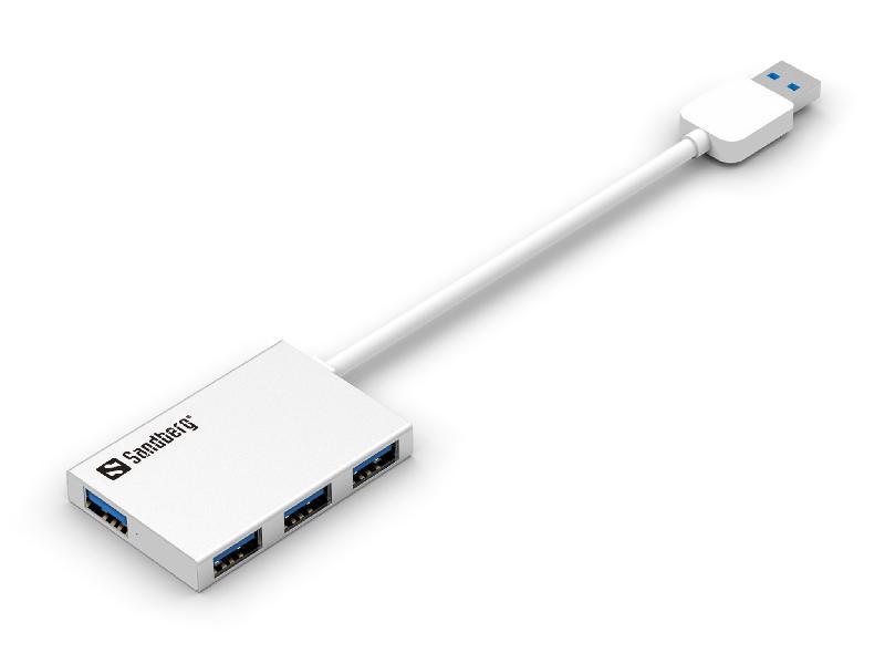 SANDBERG USB 3.0 POCKET HUB 4 PORTS (133-88)_0