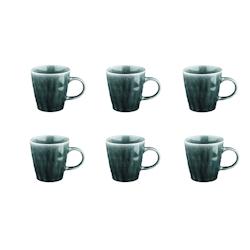 Bjorn Mug MOON 40cl - 6 pièces - Pétrole - bleu 3760293967608_0