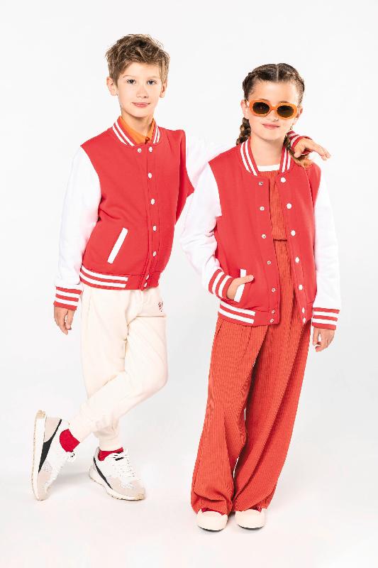 Blouson molleton teddy enfant - Réf: K498 - Kariban - 70% coton / 30% polyester - 320 g/m²_0