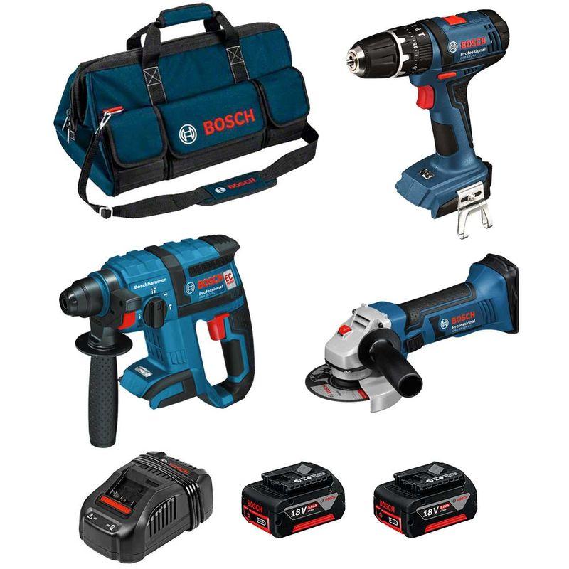 Bosch Kit Psb3m3 Gbh 18 V Ec Gsb 18 2 Li Gws 18 125 V Li 2 X 5 0ah Gal1880cv Hdbag Comparer Les Prix De Bosch Kit Psb3m3 Gbh 18 V Ec Gsb 18 2 Li Gws 18 125 V Li 2