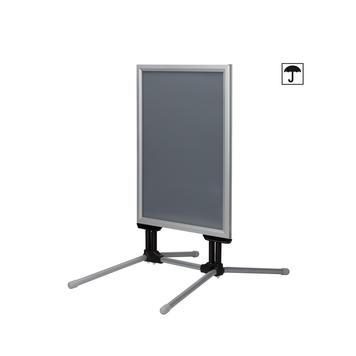 Chevalet publicitaire anti-pluie Windsign QS II - format A1 (594 x 841 mm) - double face et protection anti-reflet_0