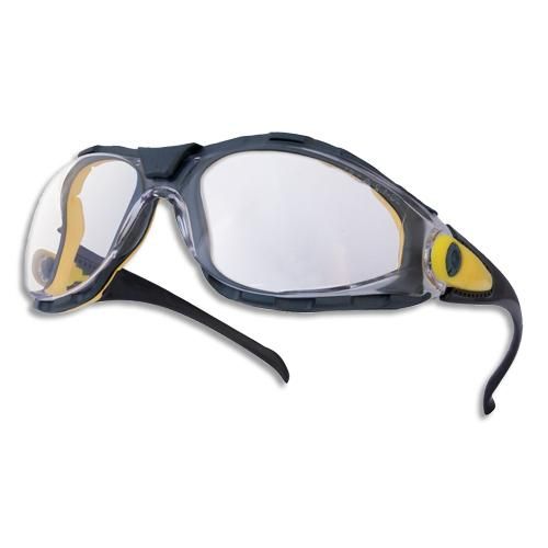Delta plus lunette sécurité pacaya incolore monobloc en polycarbonate marquage oculaire 1-ft ultraviolet_0