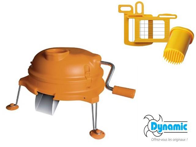 DYNACUBE COMPLET COUPE-LÉGUMES PROFESSIONNEL + GRILLE 14 X 14