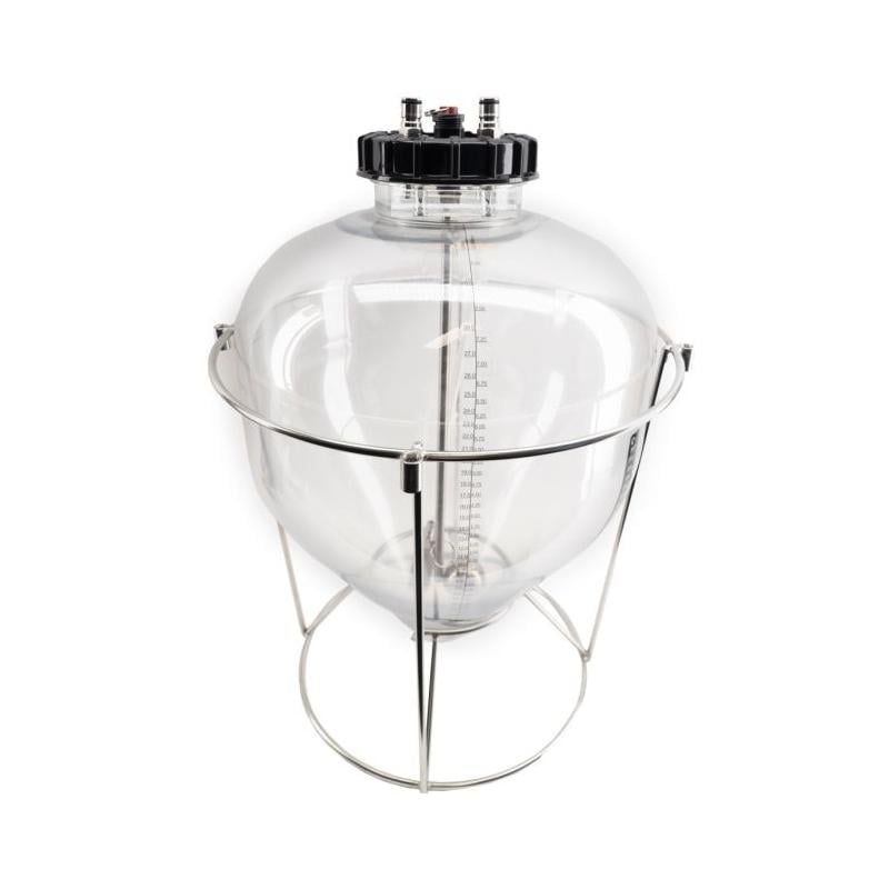 Fermenteur pressurisable en PET transparent - Apollo 30L Snub Nose_0