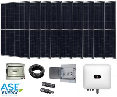 Kit solaire autoconsommation 3000W - Onduleur central Huawei - 9 panneaux TRINASOLAR demi-cellules monocristallin_0