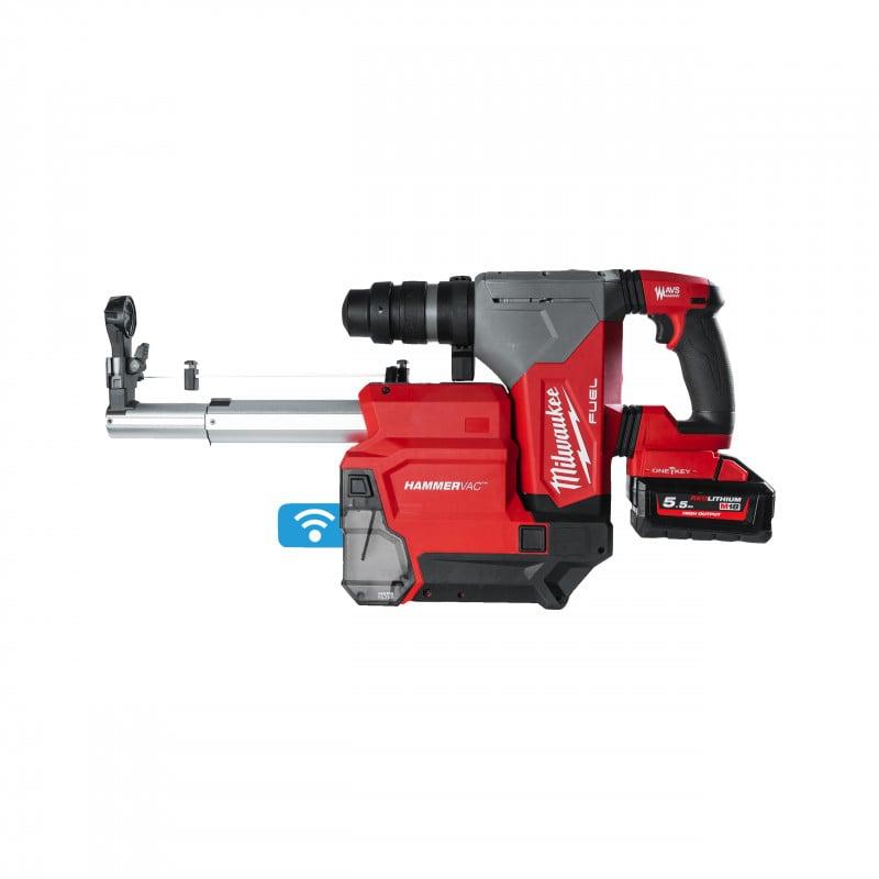 M18 ONEFHX DEL-552C Perforateur SDS+ 26mm FUEL ONE KEY, 18V, 2 batteries 5,5Ah Milwaukee | 4933478506_0