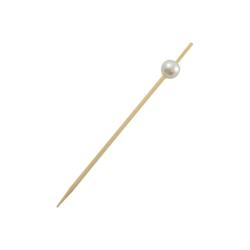 Packnwood FHC - Pique bambou Bijou avec une extrémité perle blanche  H90mm - 2000Pcs - Bambou 3282552131297_0